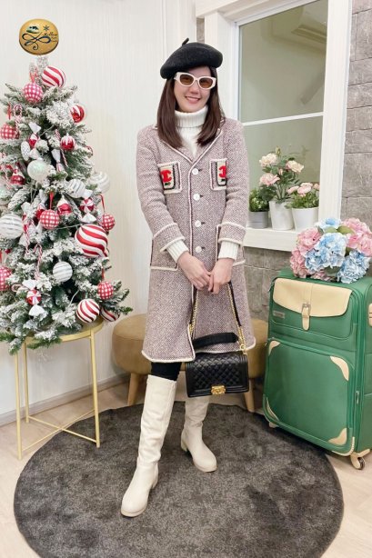 เช่าเสื้อกันหนาว รุ่น Haute Red and Sorrel Horse Single Breasted Coat	2108GCL1443FABR1