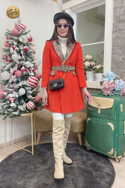 เช่าเสื้อกันหนาว รุ่น Equestrian Red Single Breasted Coat	2108GCL1471FARE1