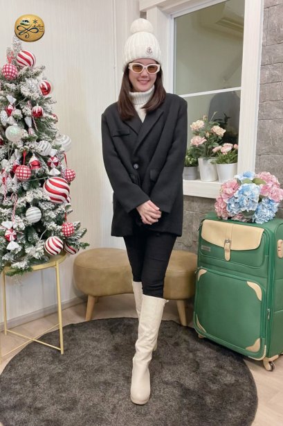 เช่าเสื้อกันหนาว รุ่น Anthracite Black Single Breasted Coat	2108GCL1485FABK1