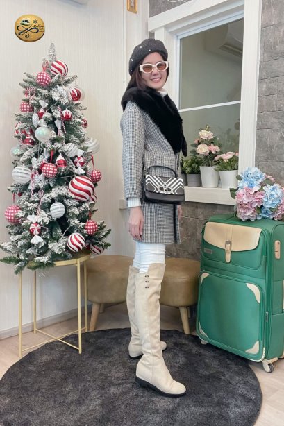 เช่าเสื้อกันหนาว รุ่น Butter Cream Single Breasted Coat	2108GCL1539FACR1