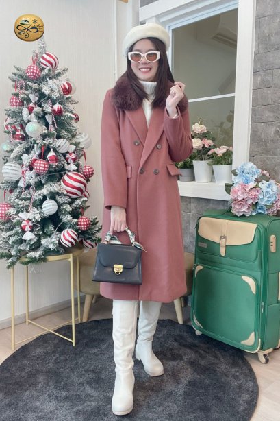 เช่าเสื้อกันหนาว รุ่น Cambridge Brown Double Breasted Coat	2109GCL1551FABR1