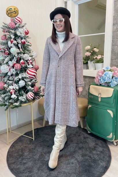 เช่าเสื้อกันหนาว รุ่น Cambridge Brown in Town Single Breasted Coat	2109GCL1552FABR1