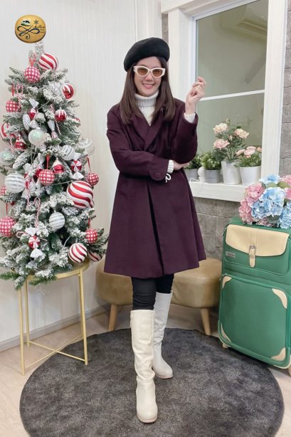 เช่าเสื้อกันหนาว รุ่น Equestrian Red Double Breasted Coat	2109GCL1567FARE1