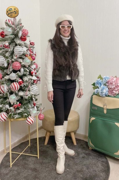 เช่าเสื้อกันหนาว รุ่น Fur waistcoat	2203GCF1844FAMX1