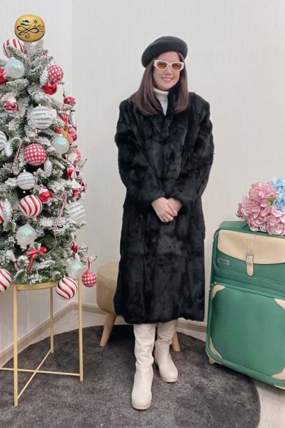 เช่าเสื้อกันหนาว รุ่น Anthracite Black Fur Coat	2203GCF1867FABK1