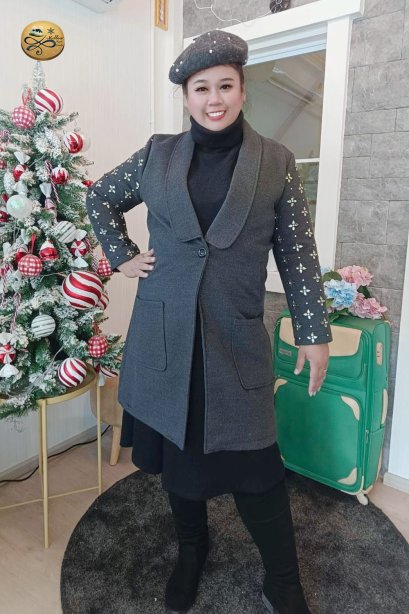 เช่าเสื้อโค้ทผู้หญิง  รุ่น  Anchor Long Coat	99MCL1936FADG1