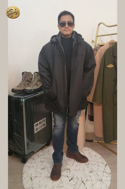 เช่าเสื้อกันหนาว รุ่น  Coat for Man  0911MCS2119FABK10XL1