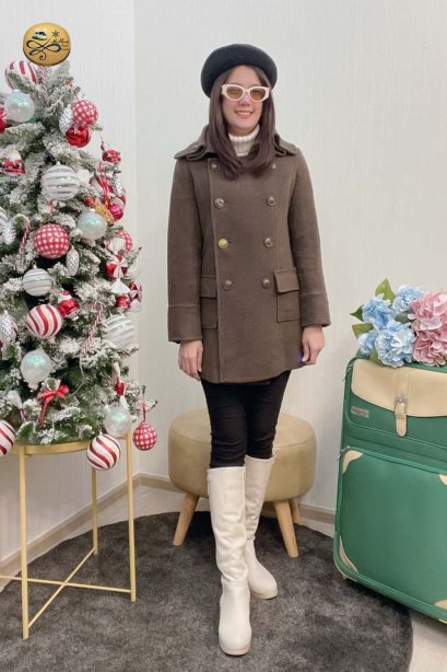 เช่าเสื้อโค้ทผู้หญิง รุ่น Green Army Single Breasted Coat	2110GCL2125FAGN1