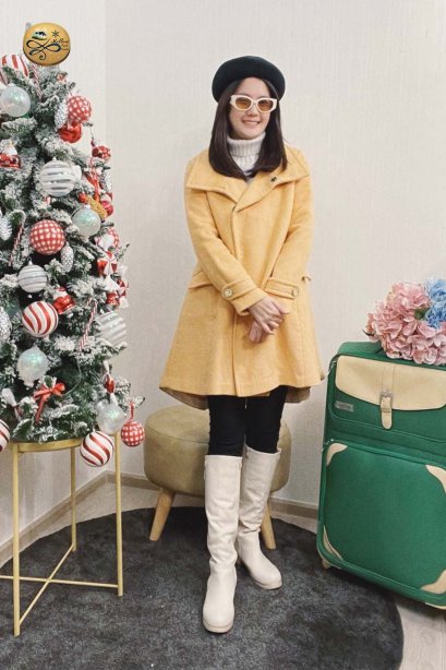 เช่าเสื้อโค้ทผู้หญิง รุ่น  Canary Box Coat	2009GCL822FAYE1