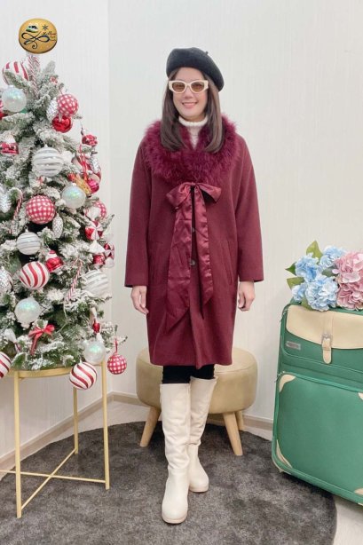 เช่าเสื้อโค้ทผู้หญิง  รุ่น  Adrenaline Rush Single Breasted Coat	2101GCL893FARE1