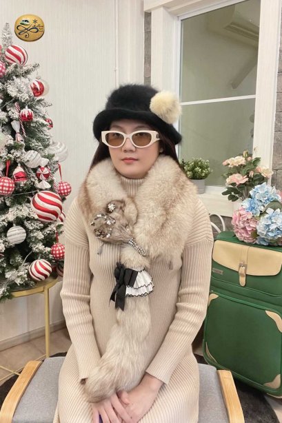 เช่าปกเฟอร์แท้ตกแต่ง  Fur Collar 2109GFUR025MXF1