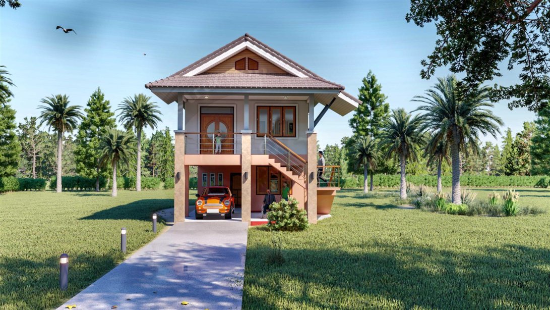 แบบบ้านเกษตรคอหงส์