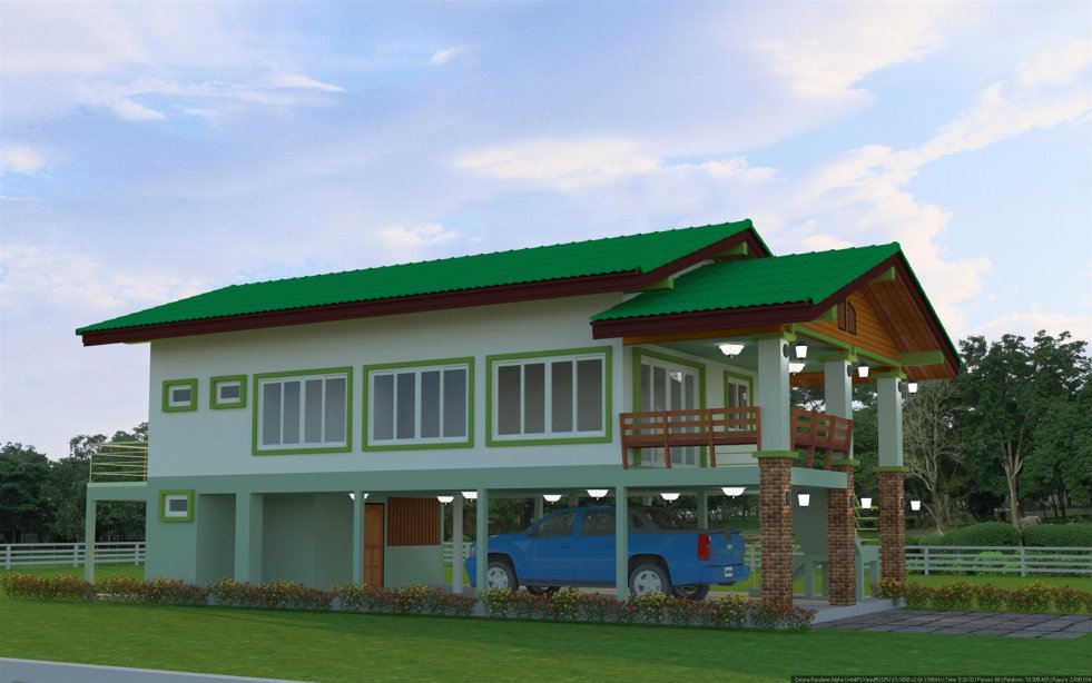 แบบบ้าน2ชั้นแบบวิมาณเกษตร BluePrint-0048