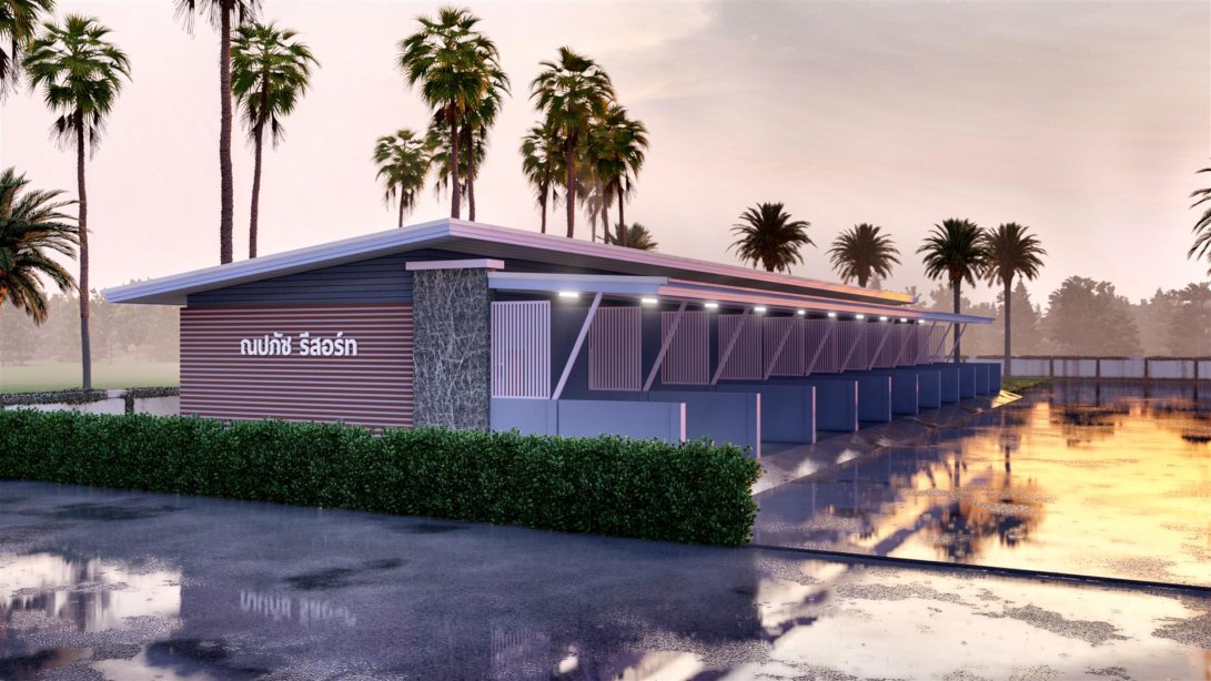 แบบห้องเช่าโมเดิร์นปลูกสร้างติดกัน 10ห้อง BluePrint-0018