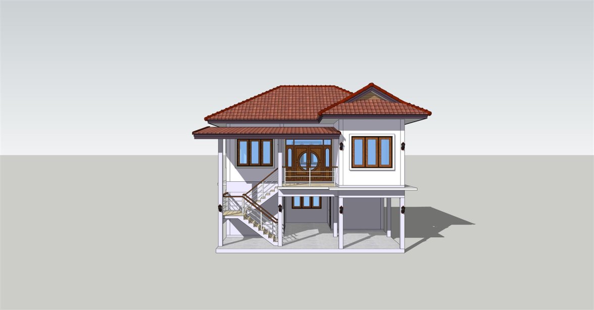 แบบบ้าน2ชั้นบ้านเกษตรห้วยอ้อ BluePrint-0083
