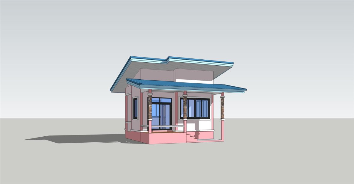 แบบบ้านชั้นเดียว แบบบ้านเกษตรเลิศรักษ์ BluePrint-0149