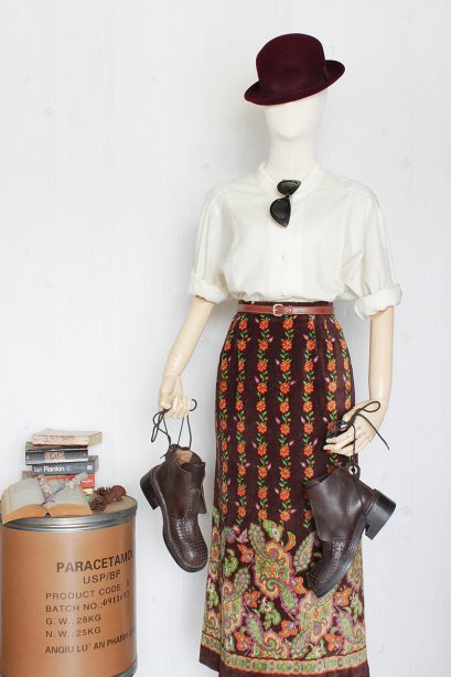 street fashion vintage mix and match