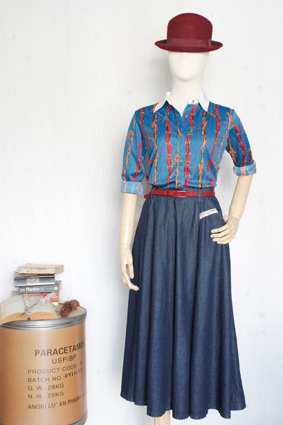 street fashion vintage mix and match