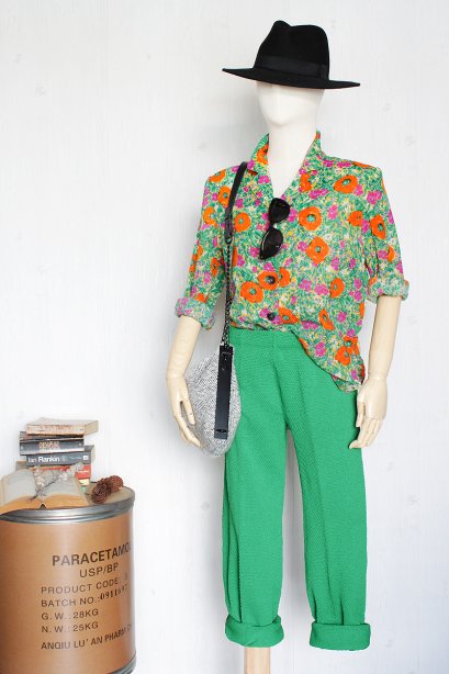 street fashion vintage mix and match