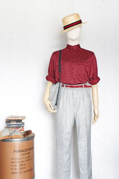 street fashion vintage mix and match