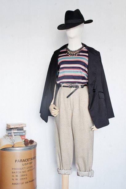 street fashion vintage mix and match