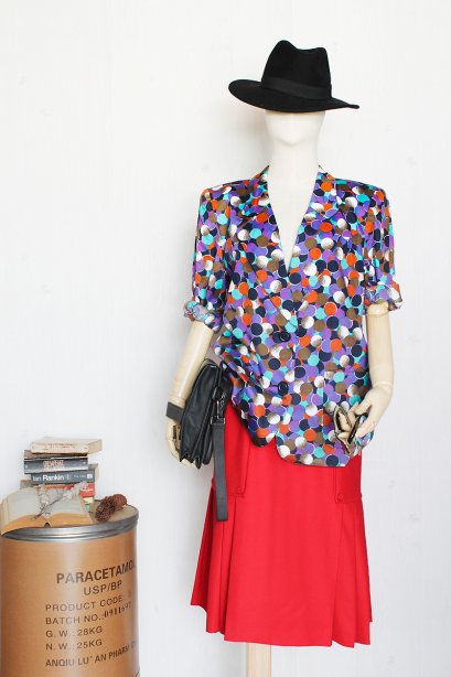 street fashion vintage mix and match