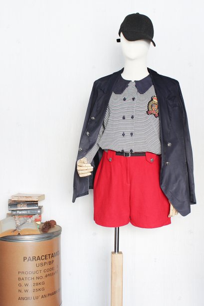 street fashion vintage mix and match