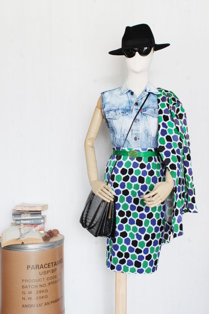 street fashion vintage mix and match