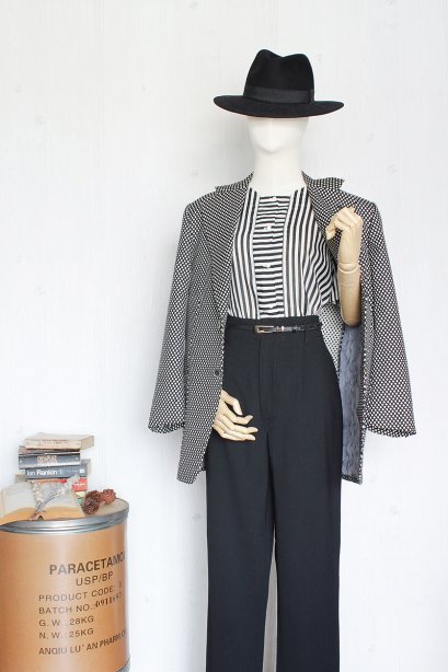 street fashion vintage mix and match
