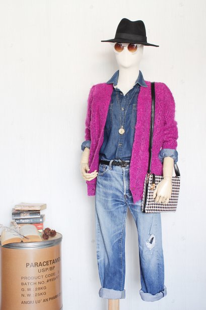 street fashion vintage mix and match