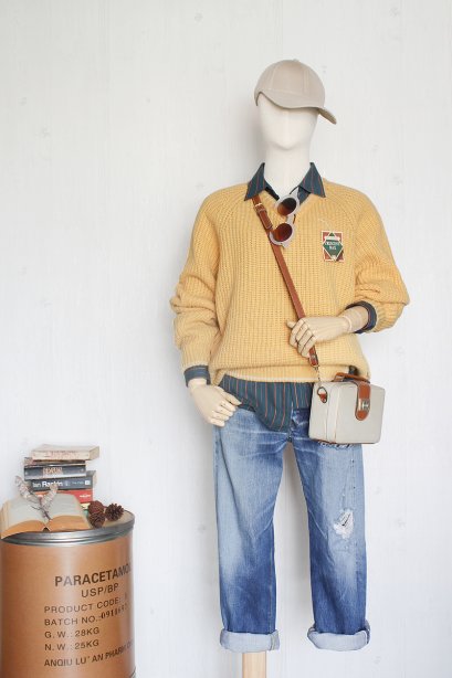 street fashion vintage mix and match