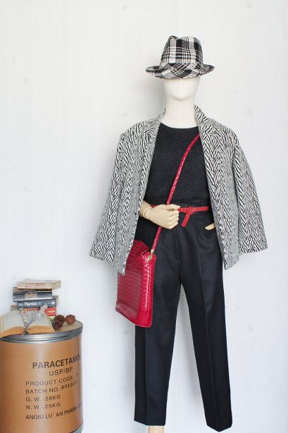 street fashion vintage mix and match