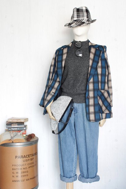 street fashion vintage mix and match