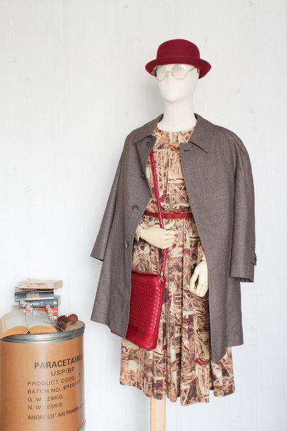 street fashion vintage mix and match