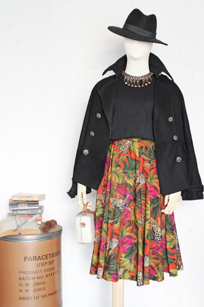 street fashion vintage mix and match