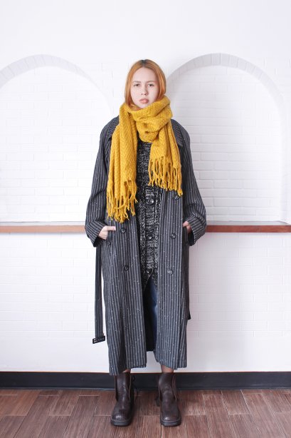 สตรีทแฟชั่นวินเทจ  vintage mix and match