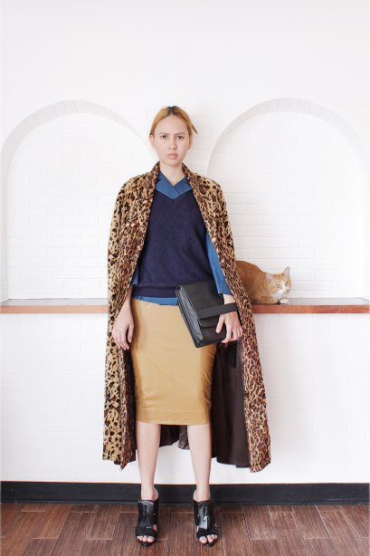 สตรีทแฟชั่นวินเทจ vintage mix and match