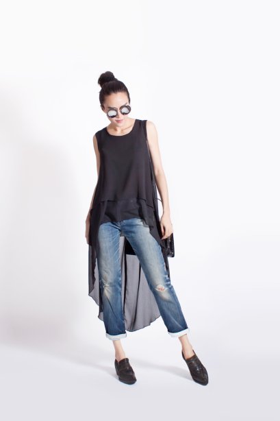 สตรีทแฟชั่น เสื้อซีทรู 2 Layer by WLS