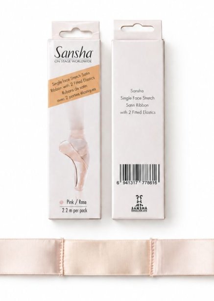 SSS Single Face Stretch Satin Ribbon 22mm