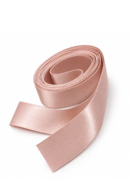 Satin Ribbon Pink Nude 22mm