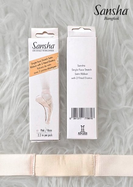 SSS Single Face Stretch Satin Ribbon 22mm