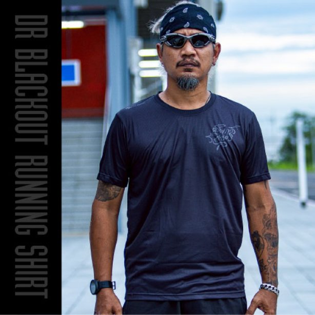 DR BLACKOUT RUNNING SHIRT