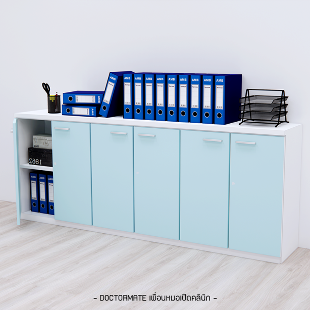 ตู้เอกสาร ตู้เก็บของ ในคลินิกหลังเคาน์เตอร์