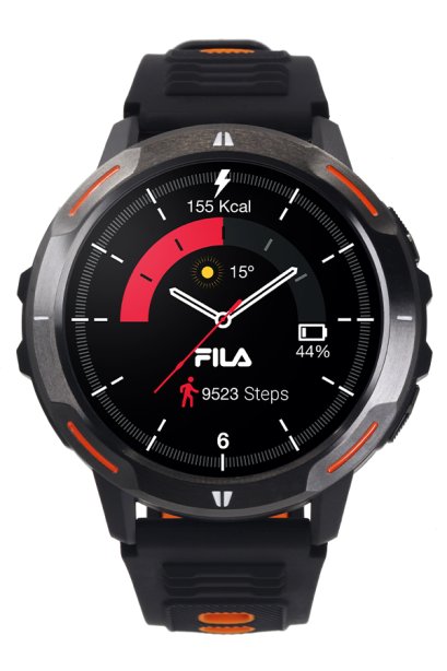 FILA SMART WATCH SW52 - BLACK/ORANGE
