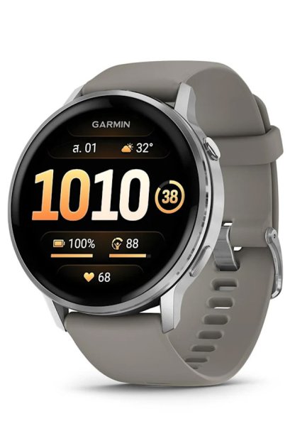 GARMIN VENU 4 SILVER WITH SILVER GRAY BAND