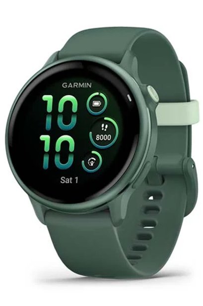 GARMIN VIVOACTIVE 6 METALLIC JASPER GREEN WITH JASPER GREEN BAND