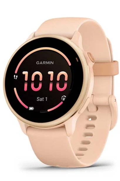 GARMIN VIVOACTIVE 6 METALLIC PINK DAWN WITH PINK DAWN BAND
