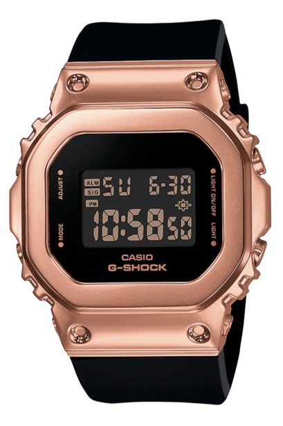 G-SHOCK MINI รุ่นใหม่ กรอบเหล็กสีพิงค์โกลด์