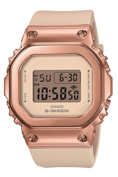 G-SHOCK MINI รุ่นใหม่ กรอบเหล็กสีพิงค์โกลด์