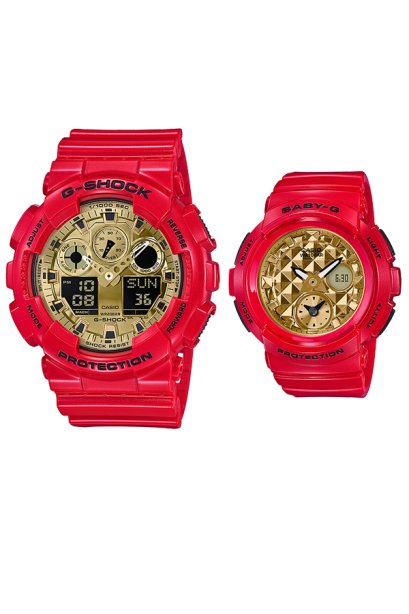 BGA-195VLA-4A &amp; GA-100VLA-4A Baby-G x G-SHOCK LIMITED EDITION PAIR MODEL